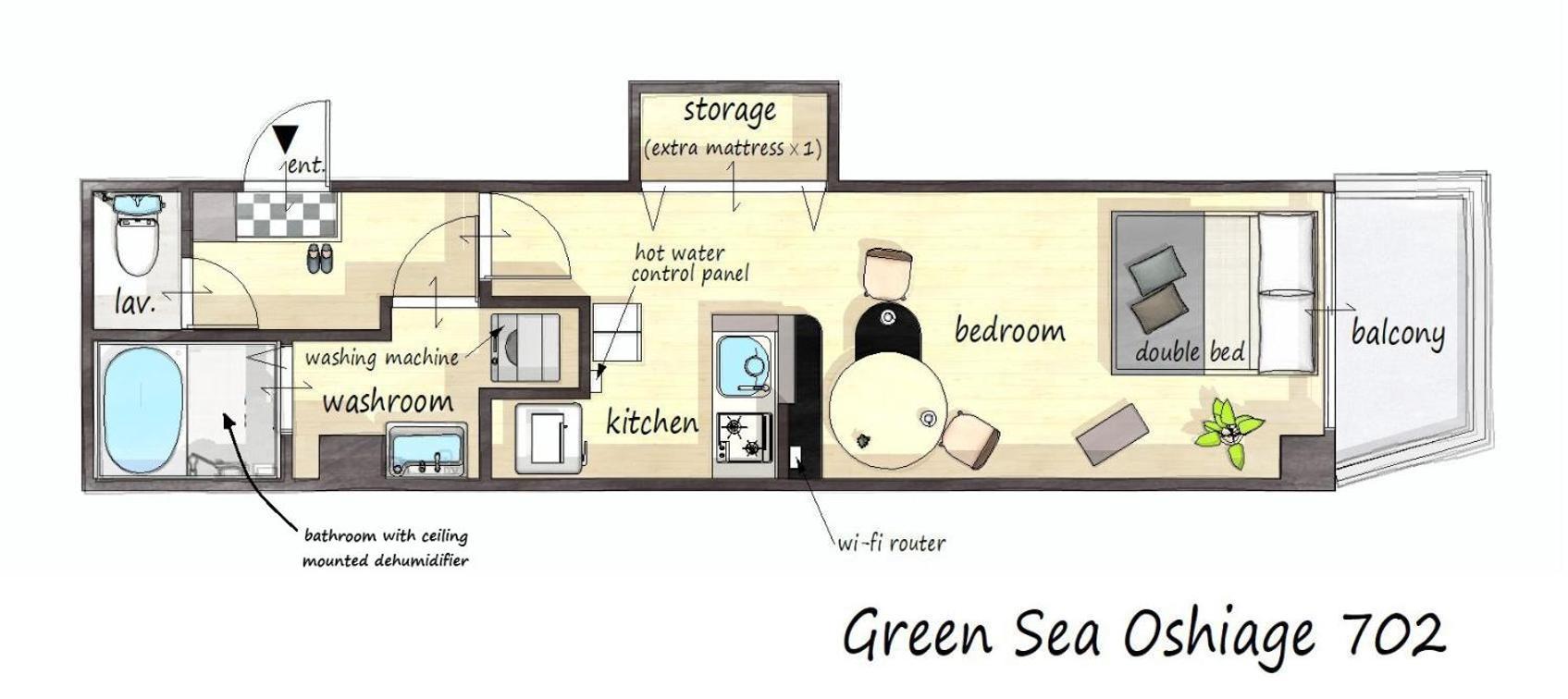 Green Sea Oshiage Präfektur Tokio Exterior foto